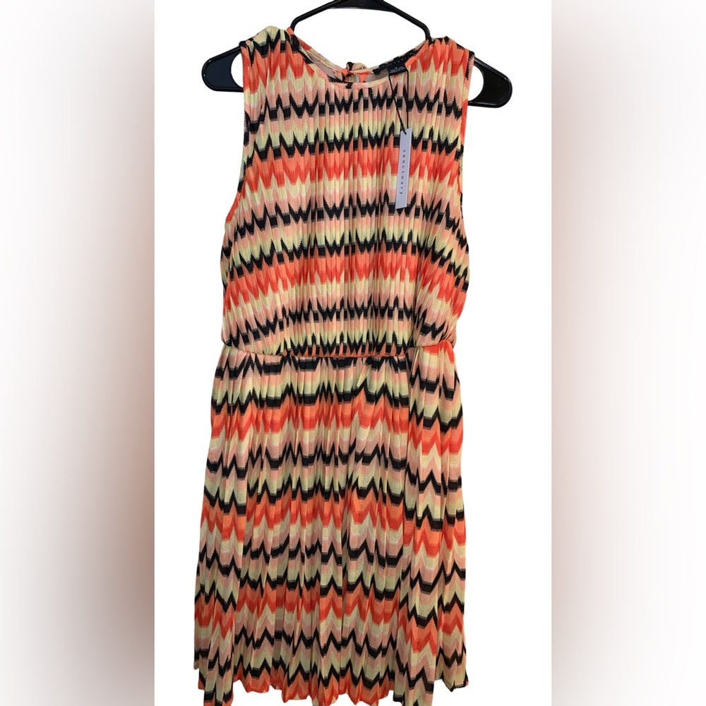 Sanctuary Citrus Stripe Minidress Size 1X NWT